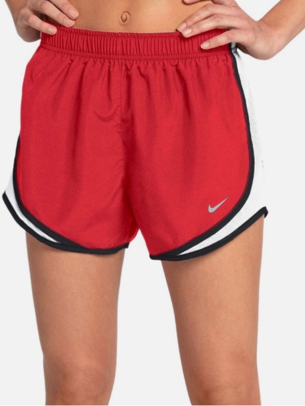❤️‍🔥❤️‍🔥Nike Women’s Red Running Shorts tempo 3" Medium